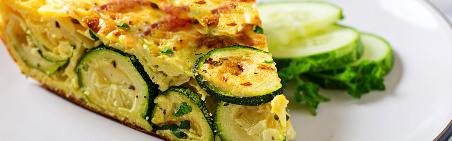 Фриттата с кабачком в аэрогриле